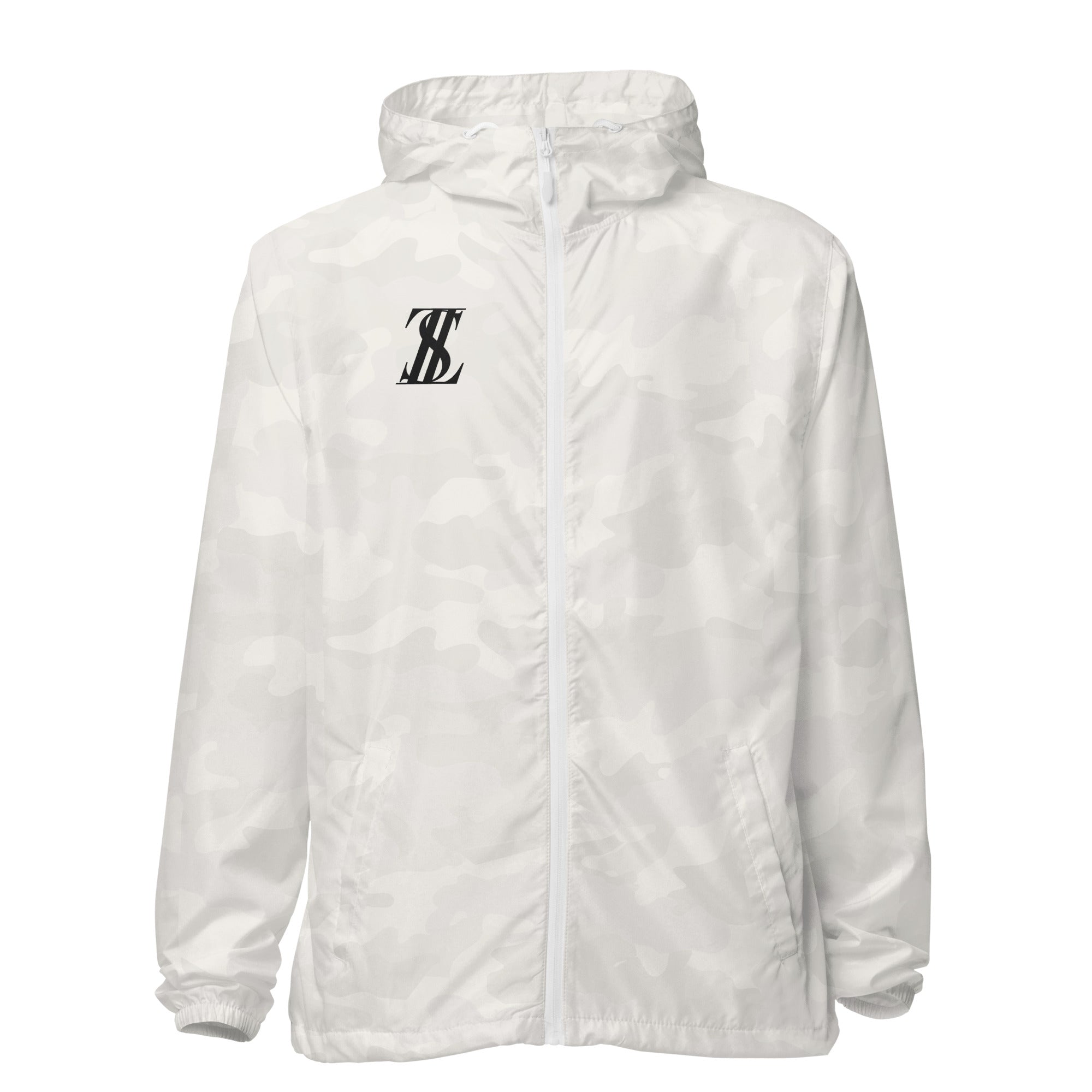 Unisex lightweight zip up windbreaker