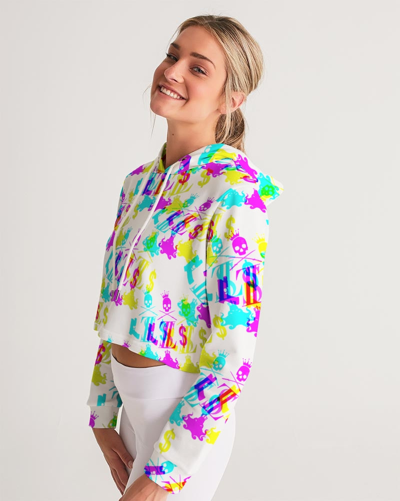 Trippy Drippy Women's Cropped Hoodie