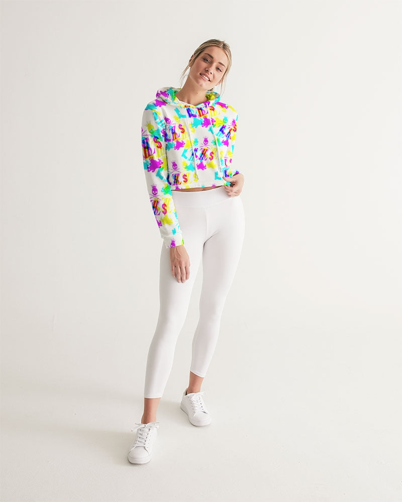 Trippy Drippy Women's Cropped Hoodie