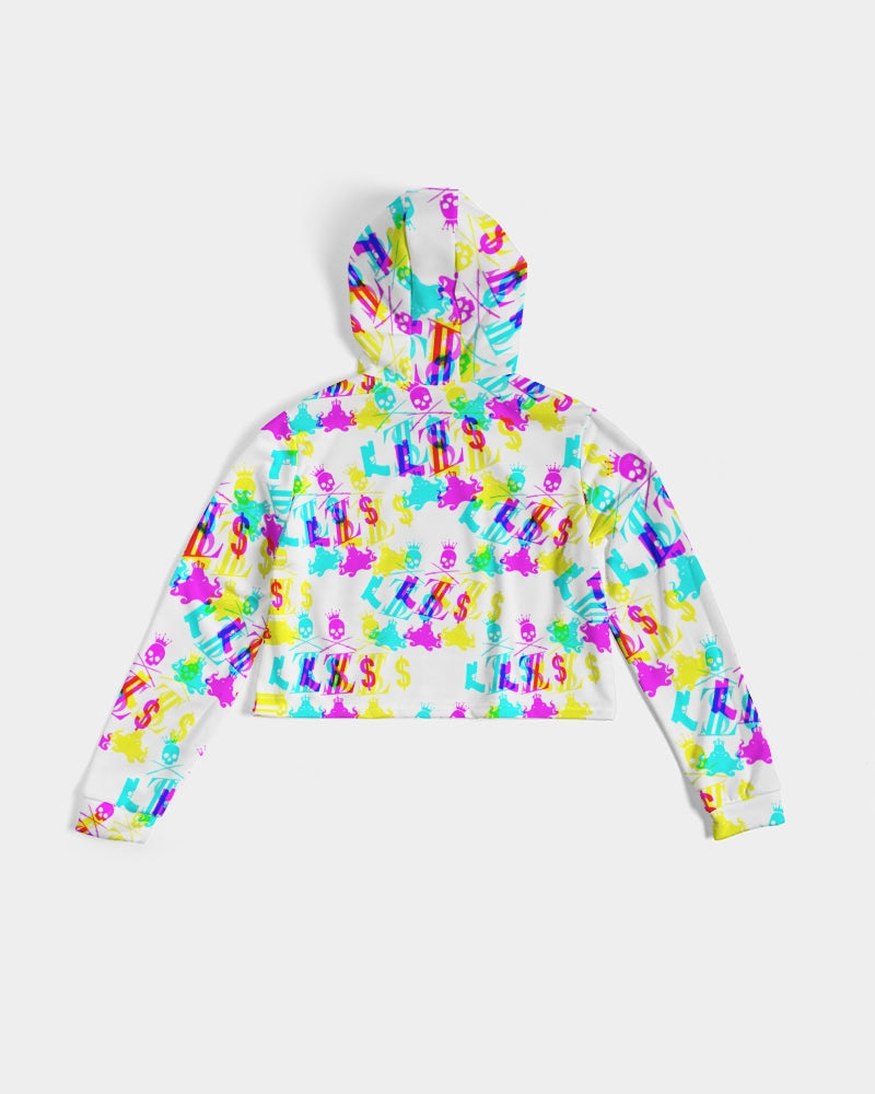 Trippy Drippy Women's Cropped Hoodie