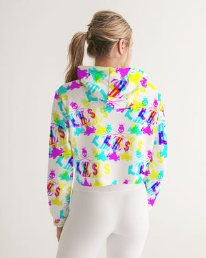 Trippy Drippy Women's Cropped Hoodie