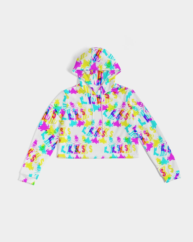 Trippy Drippy Women's Cropped Hoodie