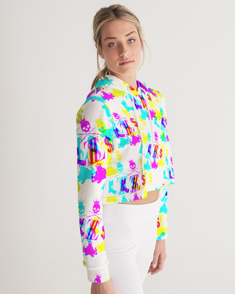 Trippy Drippy Women's Cropped Hoodie